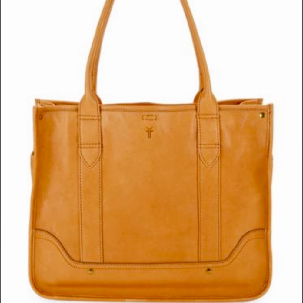 FRYE XL Madison Shopper Tote (Tan)